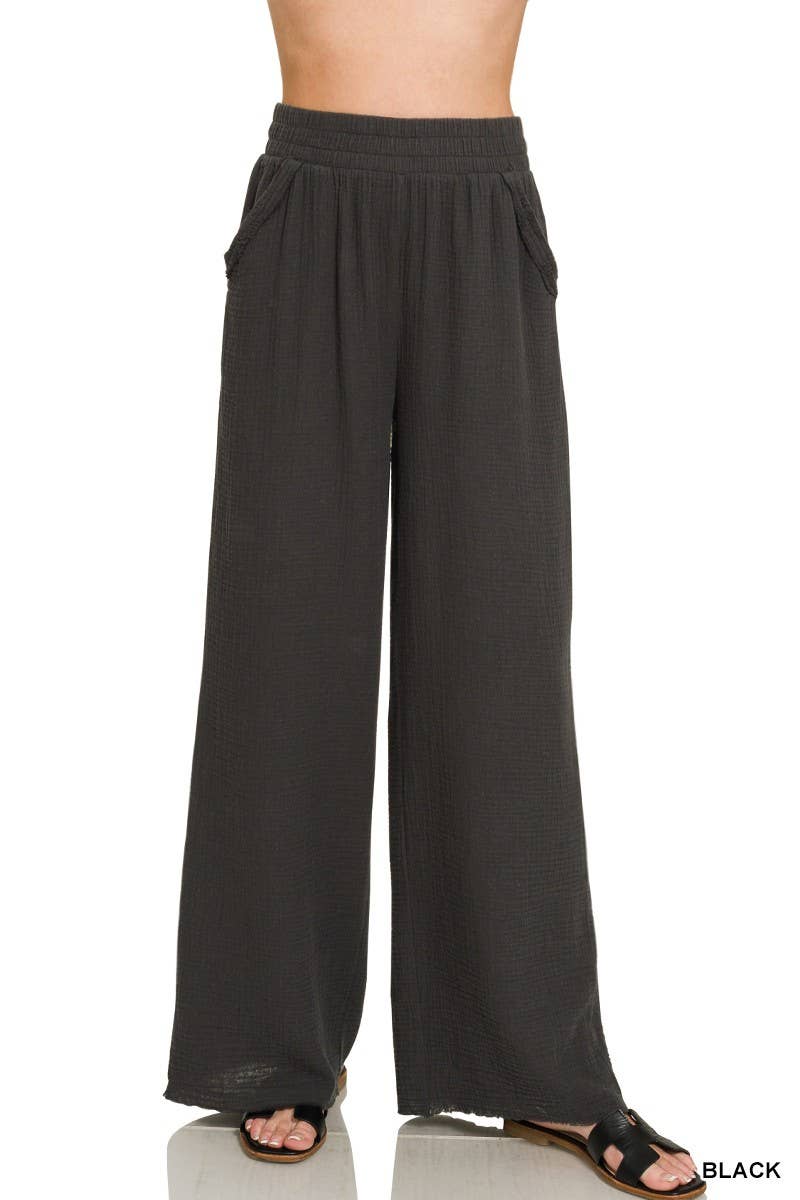 The Harper Gauze Pant