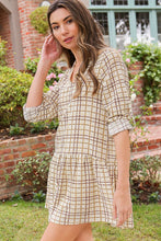 Fall Afternoon Plaid Dress