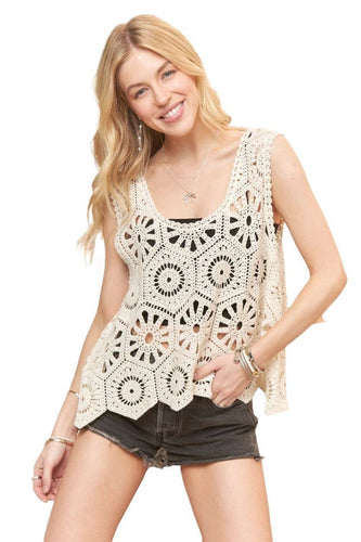 Casual Crochet Tank Top