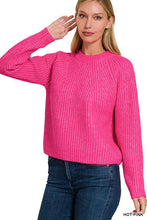 Pink round neck sweater