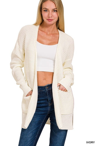 White cardi