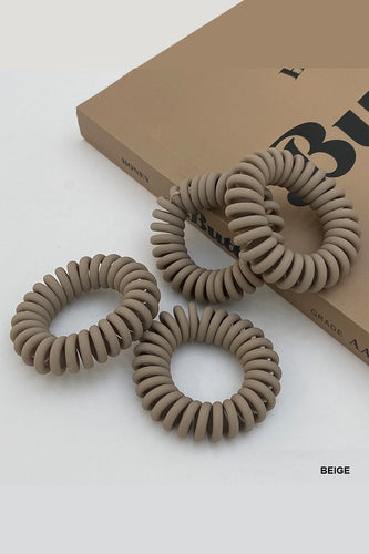 SPIRAL COIL HAIR TIE