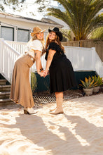 The Stella Brown Linen  Dress