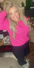 Pink round neck sweater