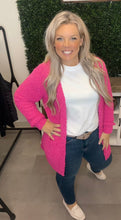 hot pink cardi