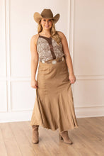 The Stella Brown Linen  Dress