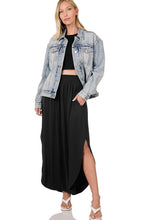 Side Slit Maxi Skirt