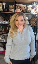 Silver Fox Button Sweater