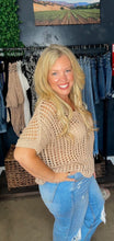 Sand Crochet Sweater