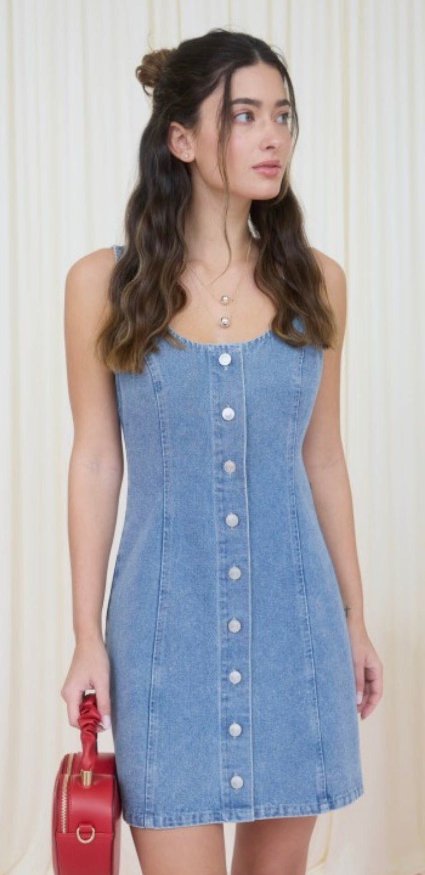 Denim Button Down Mini