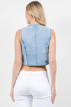 Light Wash Vintage Denim Vest