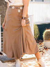 The Stella Brown Linen  Dress