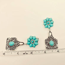 Western Style Cattle Tag Post Earrings - WJ