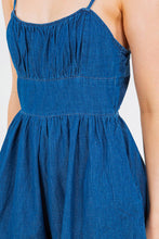 Cut Out Chambray Romper