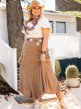 The Stella Brown Linen  Dress