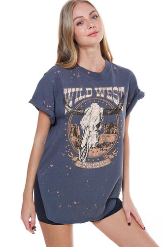 Wild West Paint Splatter Tee