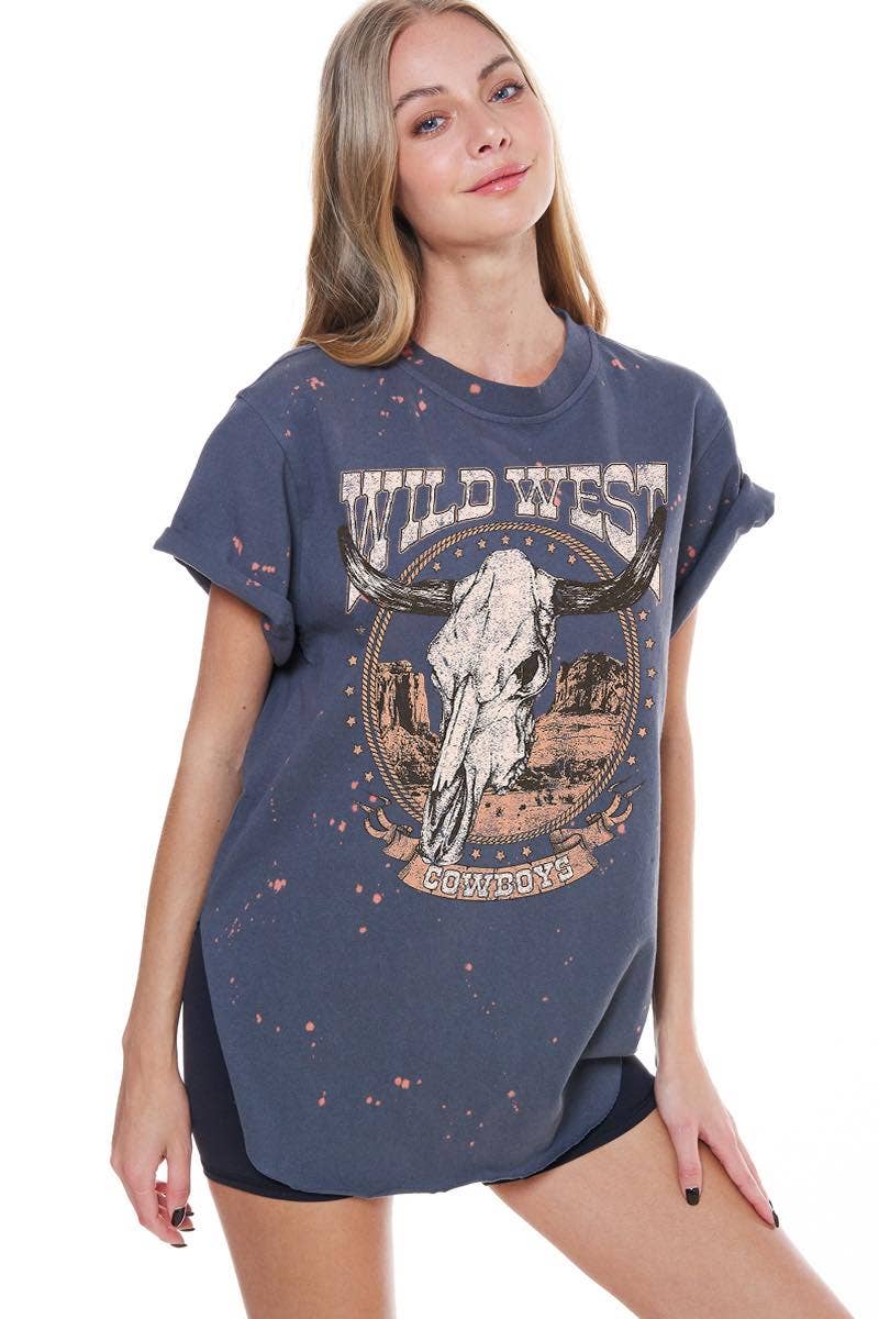 Wild West Paint Splatter Tee