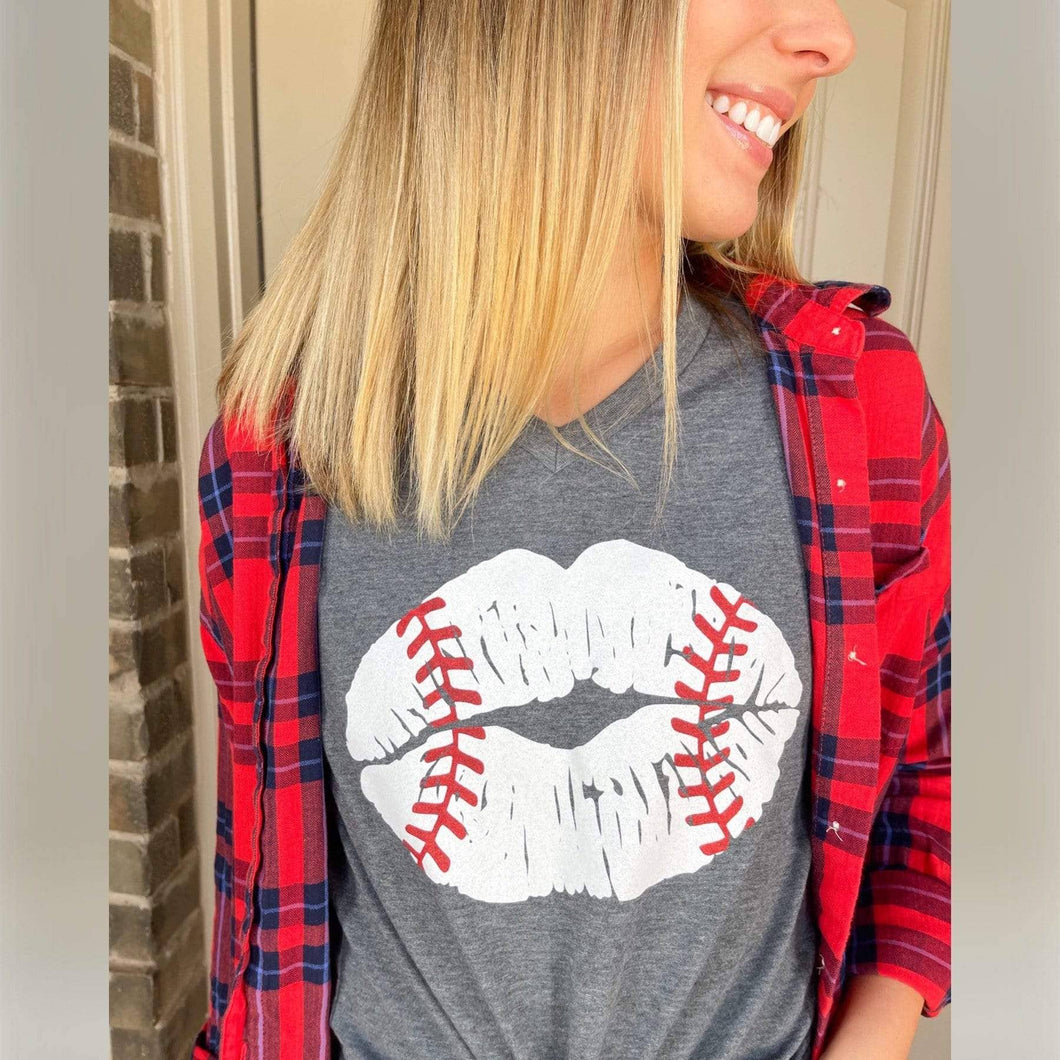 Baseball Lips Soft Graphic Tee