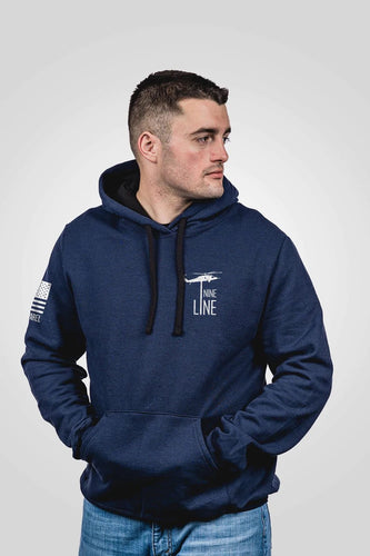 NINE LINE NAVY HOODIE