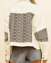 ANIMAL PRINT DENIM JACKET