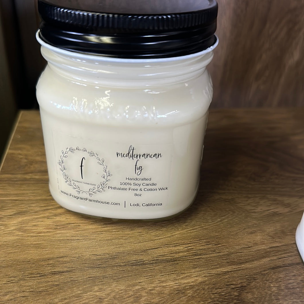 fig and flora candle 8oz