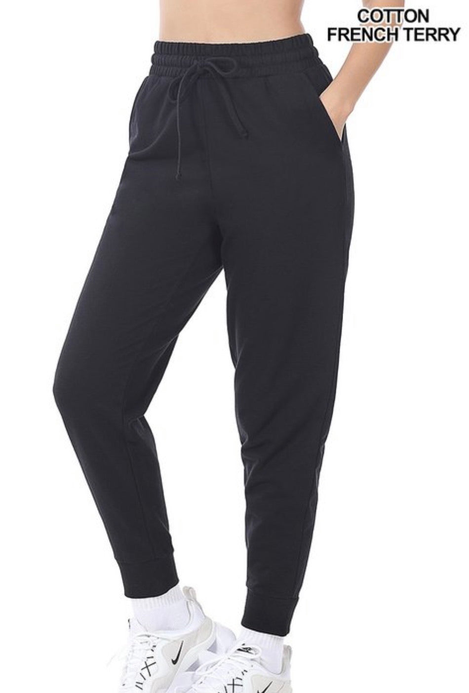 Black jogger sweats